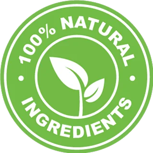 100% natural ingredients